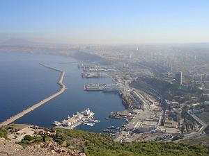 ORAN 10 2005 031 LA BAIE ET ORAN VUE DE SANTA CRUZ